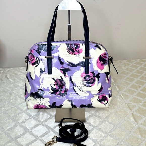 🍁PRICE DROP🍁 Kate Spade Floral Crossbody Satchel - Picture 1 of 8